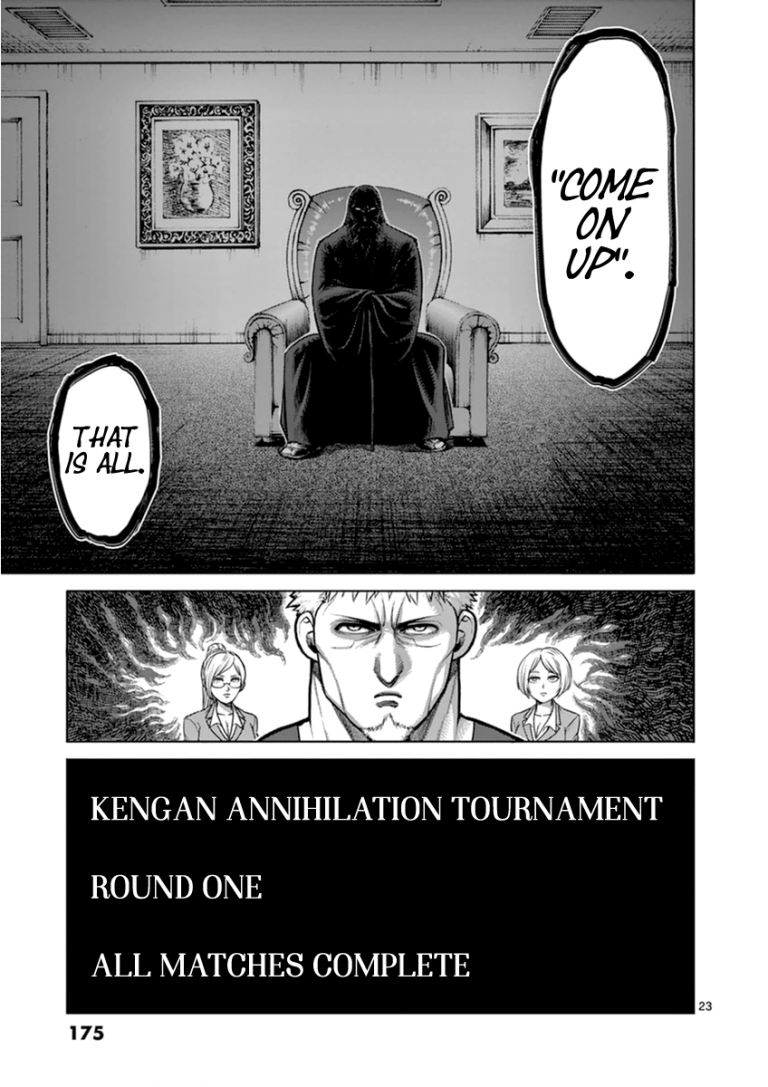 Kengan Ashura Manga,Chapter 116 - Kengan Ashura Manga Online